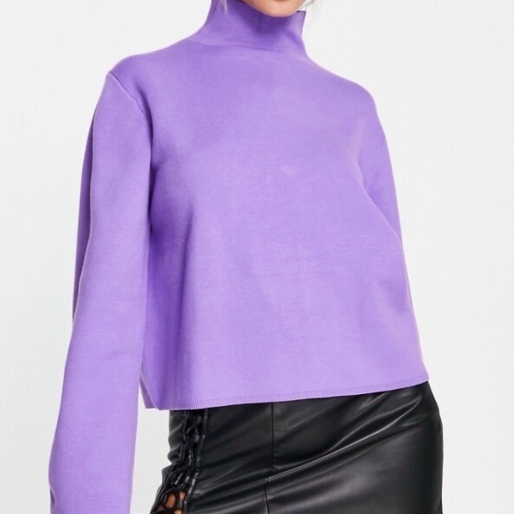 & Other Stories Lavender Turtleneck Sweater
